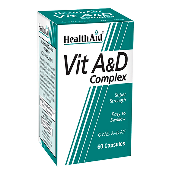 HEALTH AID VITAMIN A &D COMPLEX X 60 CAPSULES