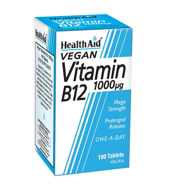 HEALTH AID VITAMIN B12 100 TABS