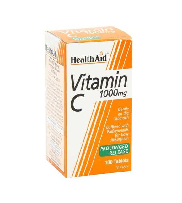 HEALTH AID VITAMIN C 1000MG X 100 TABLETS