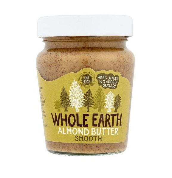 WHOLE EARTH SMOOTH ALMOND BUTTER 227G
