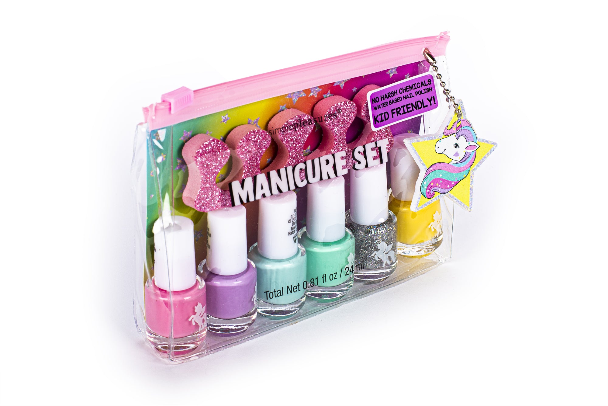 Set Manicure 6 Smalti e 1 Separa Dita Unicorno - Elementariland