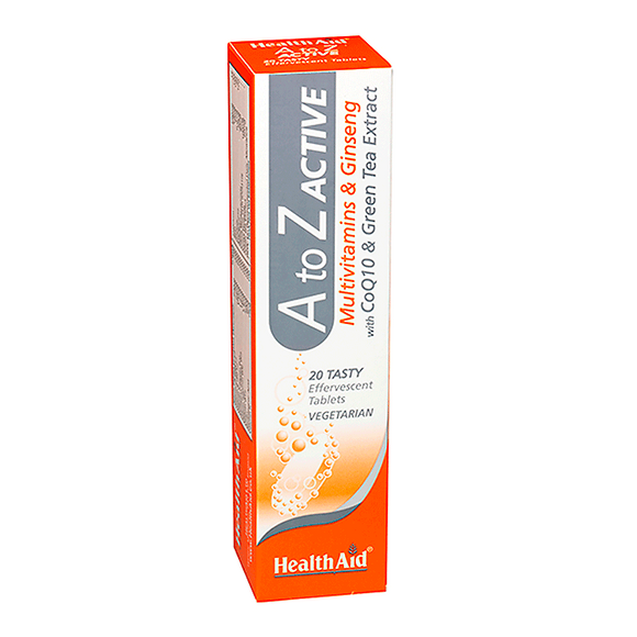 HEALTH AID A TO Z ACTIVE MULTIVITAMINS & GINGER