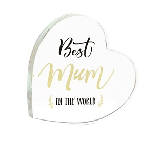 STRAITS 26297 BEST MUM PAPERWIEGHT 9CM