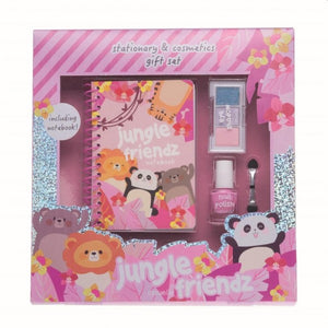 CASUELLE 81.358.00 JUNGLE FRIENDS GIFT SET MAKE UP & NOTEBOOK