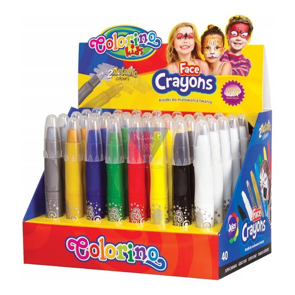 FACE CRAYONS COLOURING STICKS ASSORTED