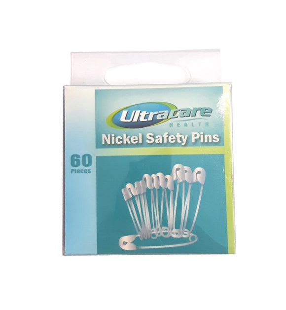 ULTRACARE 12004 NICKEL SAFETY PINS