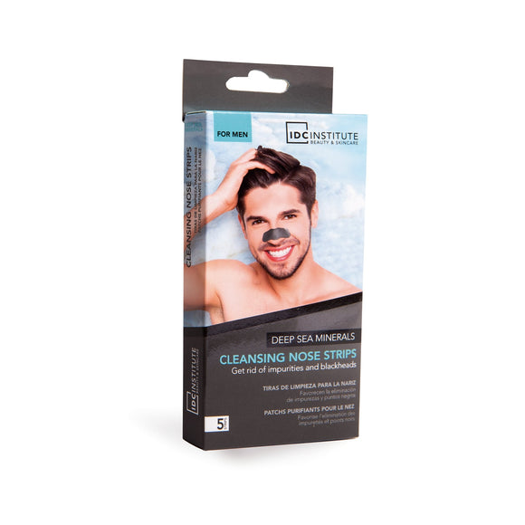 IDC INSTITUTE DEEP SEA MINERALS CLEANSING NOSE STRIPS FOR MEN X 5