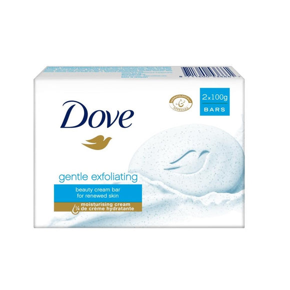 DOVE GENTLE EXFOLIATING SOAP X 2 PACK