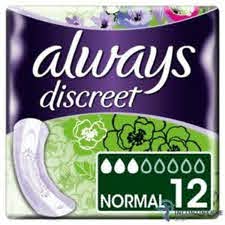 ALWAYS DISCREET NORMAL X 12