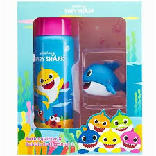 BABY SHARK SET BUBBLE BATH 250ML + SQUIRTER