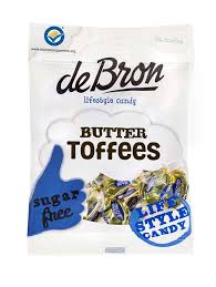DEBRON BUTTER TOFFEES 100GR