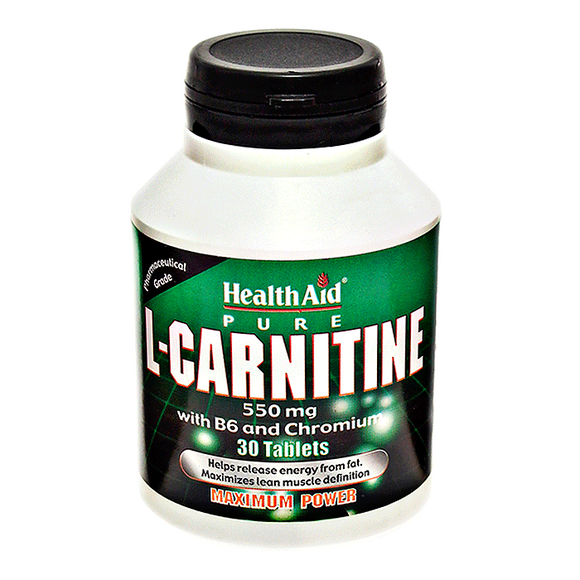 HEALTH AID L-CARNITINE 550MG X30