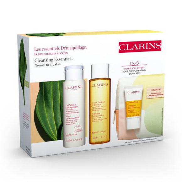 CLARINS GIFT PACK SET FOR CLEANSING NORMAL TO DRY SKIN PACK