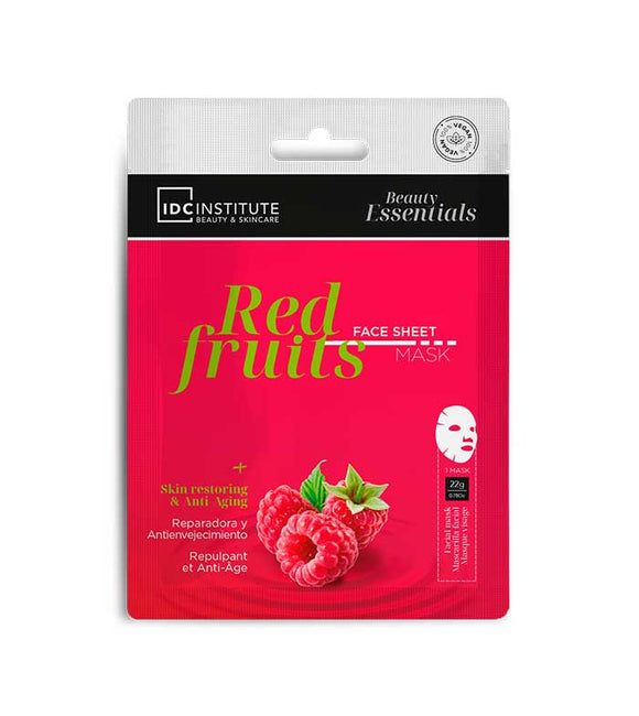 IDC INSTITUTE 77018 RED FRUITS FACE SHEET MASK