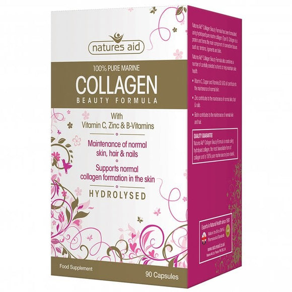 NATURES AID COLLAGEN BEAUTY FORMULA HYDROLYSED X 90CAPS