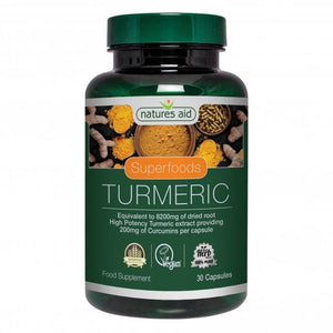 NATURES AID TUMERIC 8200 MG X 30 CAPSULES