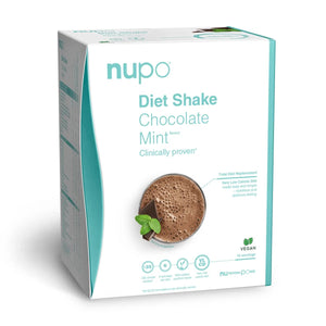 NUPO DIET SHAKE CHOCOLATE MINT X 10 SERVINGS