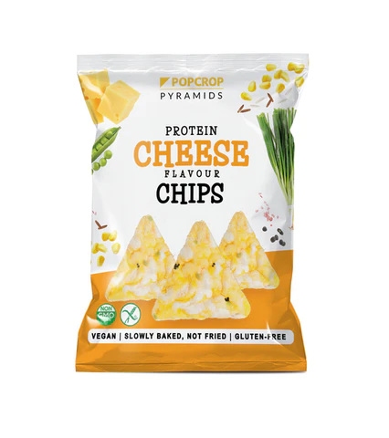 POPCORN PYRAMIDS PROTEIN CHEESE FALVOUR CHIPS 60G