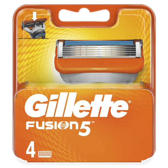 GILLETTE FUSION POWER CARTRIDGES X 4