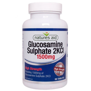 NATURES AID GLUCOSAMINE SULPHATE 1500MG X 90 TABLETS