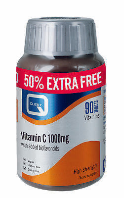 QUEST VITAMIN C 1000MG X 90 TABLETS 50% EXTRA FREE