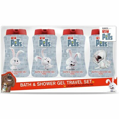 SECRET LIFE OF PETS SHOWERGEL SET X4 PET3288