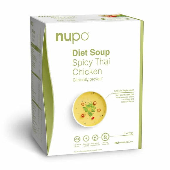 NUPO DIET SOUP SPICY THAI CHICKEN X 12 SERVINGS