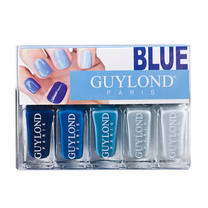 GUYLOND NAIL POLISH AND MINI PEARLS-BLUE 2358 50
