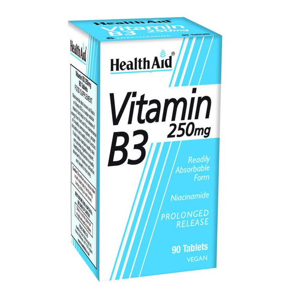 HEALTH AID VIT B3 NIACINAMIDE 250MG