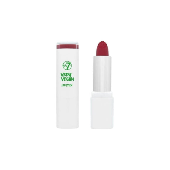 W7 VERY VEGAN MOISTURE RICH LIPSTICK RED ROSE