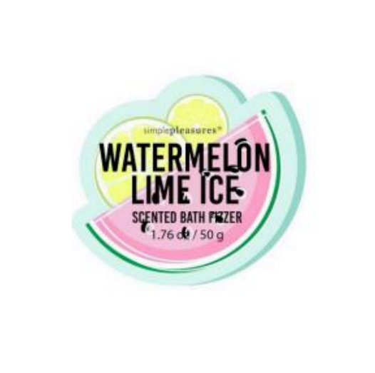 SIMPLES PLEASURES F30293-30659 WATER MELON LIME ICE SCENTED BATH FIZZER 50G