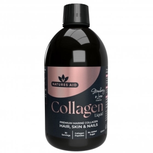 NATURES AID COLLAGEN LIQUID 500ML SBERRY & LIME