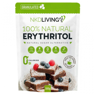 NKD LIVING 100% NATURAL ERYTHRITOL GRANULATED SUGAR 300G