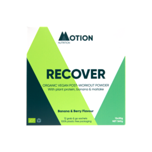 MOTION RECOVER POST-WORKOUT POWDER BANANA & BERRY X 12 SACHETS