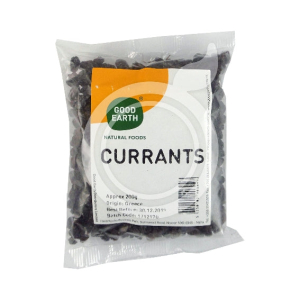 GOOD EARTH CURRANTS 200G 25C OFF