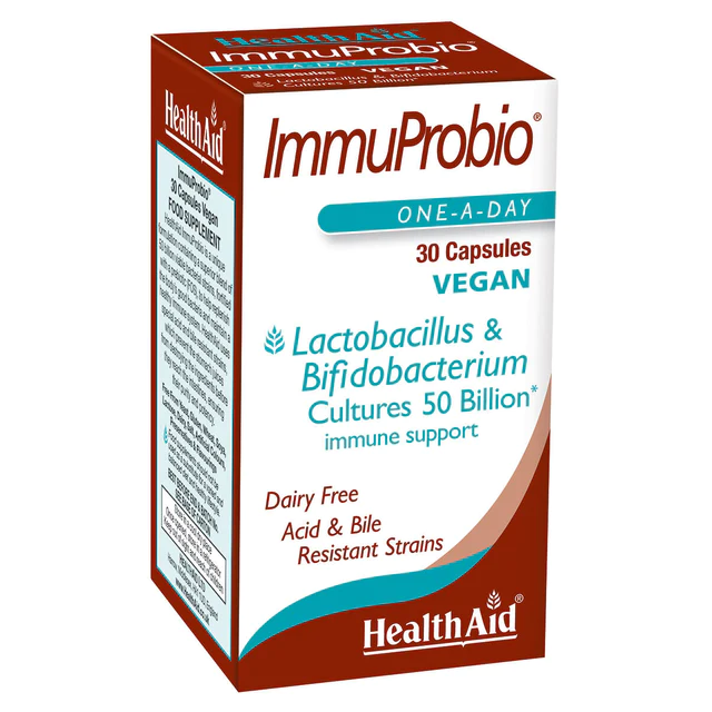 HEALTH AID IMMUPROBIO X30 CAPSULES