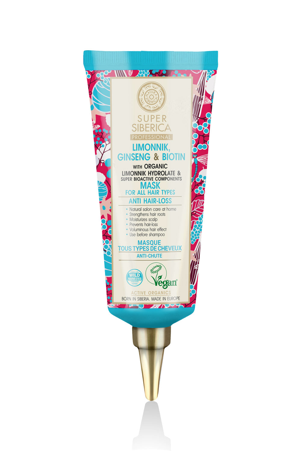 SUPER SIBERICA 0890E LIMONNIK GINSENG & BIOTIN MASK 100ML