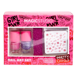 IDC MAGIC STUDIO 12238 PRETTY GIRLS NAIL POLISH SET