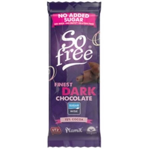 PLAMIL ORGANIC FINE DARK CHOCOLATE 72% 35G