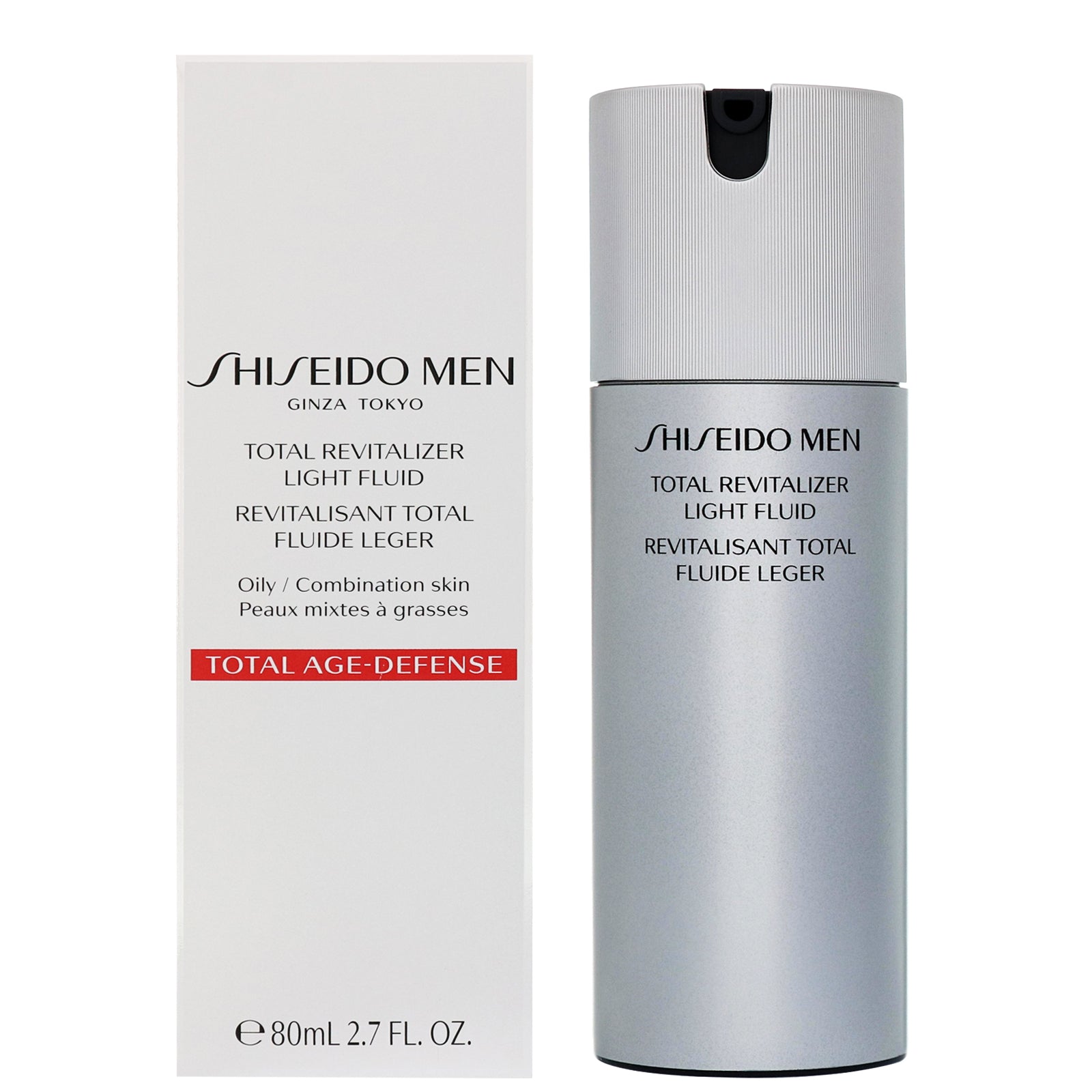 SHISEIDO MEN TOTAL REVITAL LIGHT FLUID 100ML