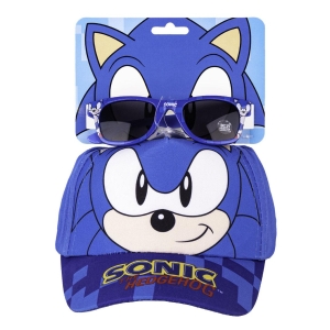 CERDA 9880 BASEBALL CAP & SUNGLASSES SET SONIC