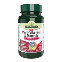 NATURES AID MULTI-VITAMINS & MINERALS X90 TABLETS