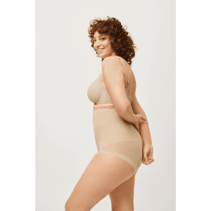 YSABEL MORA HIGH WAISTED SHAPING PANTY SIZE M NUDE