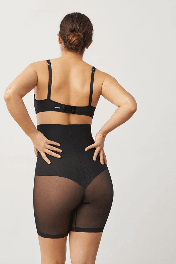 YSABEL MORA HIGH WAISTED SHAPING SHORTS SIZE XL NEGRO - Image 2