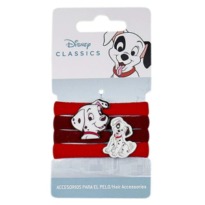 CERDA 2054 DALMATION HAIR ELASTICS 4PCS