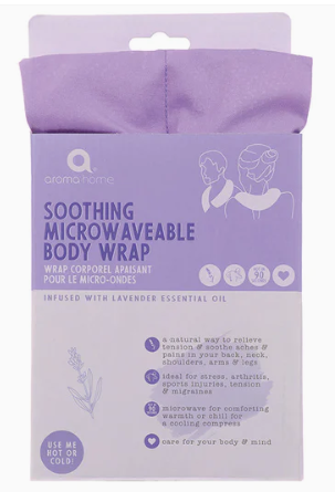 AROMA HOME SOOTHING MICROWAVE BODY WRAP - LAVENDER