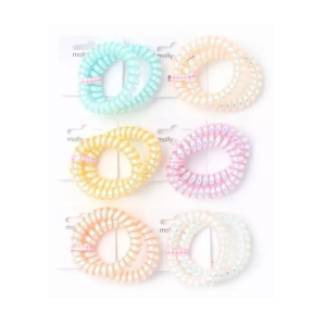 MOLLY & ROSE 7095 METALLIC LOOK COIL BOBBLES X 2 PACK