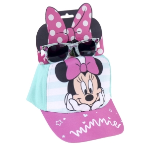 CERDA 9799 BASEBALL CAP & SUNGLASSES SET MINNIE