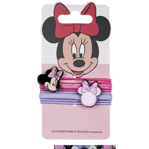 CERDA 2065 MINNIE MOUSE HAIR ELASTICS 8PCS