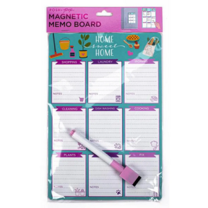 POSH + POP 30894T-31258 HOME SWEET HOME MAGNETIC MEMO BOARD